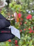 Nhẫn Hổ Phách vàng cam bọc bạc 925 mạ vàng NHP250322-12