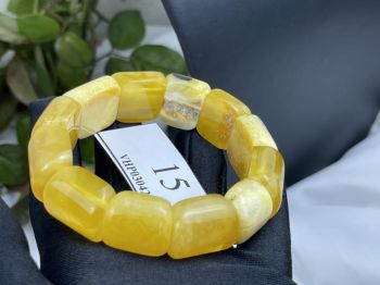 Vòng Hổ Phách Nga Baltic nguyên khối tự nhiên – Trang sức phong thủy độc đáo cho nam và nữ VHP030422-15