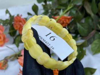 Vòng Hổ Phách Baltic tự nhiên nguyên khối sang trọng – Trang sức hộ mệnh bền đẹp theo thời gian VHP030422-16