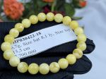 Vòng hổ phách màu trắng sữa VHP030422-18