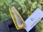 Mặt dây chuyền hổ phách MHP060422-06 Thạch Tụ Linh Khí