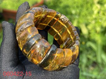 Vòng Hổ Phách Baltic Nga bản to VHP060422-15