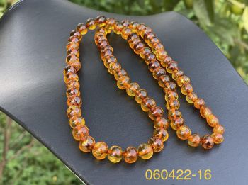 Vòng cổ Hổ Phách Baltic: Sự kết hợp giữa vẻ đẹp cổ điển và giá trị tâm linh huyền bí - Vòng cổ Hổ Phách VCHP060422-16