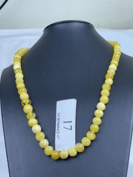 Vòng Cổ Đá Hổ Phách Tự Nhiên Nga Baltic VCHP060422-17 – Vẻ Đẹp Hoang Dại Từ Thiên Nhiên Triệu Năm