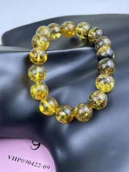 Vòng tay hổ phách Baltic Nga nguyên khối tự nhiên cao cấp cho cổ tay sang trọng VHP090422-09