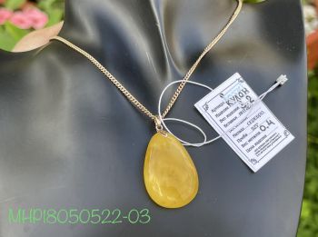 Mặt Dây Chuyền Hổ Phách Nga Baltic Tự Nhiên MHP180522-03 – Tinh Hoa Của Thiên Nhiên Triệu Năm