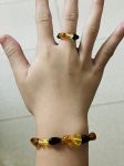 Vòng Hổ phách cho bé - Vòng tay 04