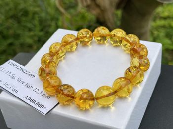 Vòng hổ phách Nga nhập khẩu chính hãng – trang sức quý giá dành cho phái đẹp VHP120622-09