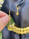 Bông tai hổ phách BTHP160622