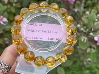 Vòng hổ phách người lớn VHP040522-02