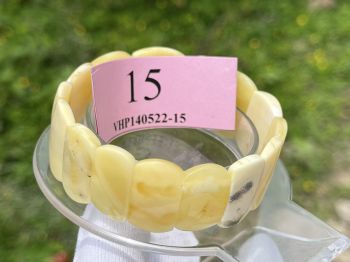 Vòng tay hổ phách VHP140522-15 vòng lên sữa siêu đẹp dạng bản