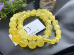 Dây chuyền hổ phách màu vàng cực xinh VCHP170722-13