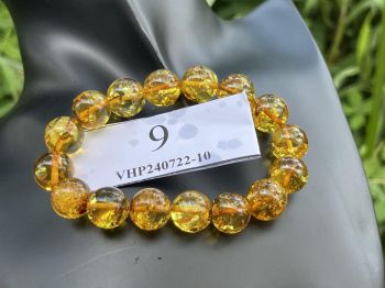 Vòng Tay Hổ Phách Tự Nhiên Nguyên Khối Cổ Đại VHP310722-09 – Sự Kết Hợp Hoàn Hảo Giữa Nghệ Thuật, Năng Lượng Và Thời Gian