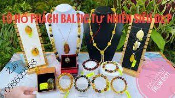 Hổ Phách Baltic tự nhiên siêu đẹp