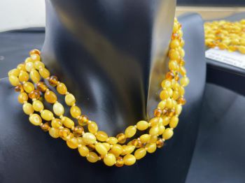 Vòng Hổ Phách Cho Bé – Vòng Cổ 08 Tự Nhiên 100% Nhập Khẩu Từ Nga