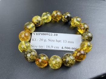 Vòng Hổ Phách Nga Baltic Tự Nhiên 100% – Bảo Vật Phong Thủy May Mắn VHP080922-10