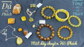 Đá hổ phách Nga, vòng tay, nhẫn, mặt dây chuyền hổ phách 10/08/22