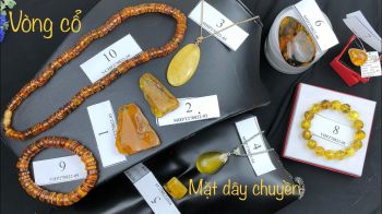 Mặt dây chuyền Hổ Phách, vòng tay, nhẫn, vòng cổ Hổ Phách - 270822