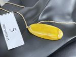 Mặt hổ phách lên nước cho dây chuyền cực đẹp và đỉnh MHP160922-05