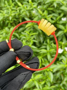 Vòng Hổ Phách ngũ điếu tài lộc