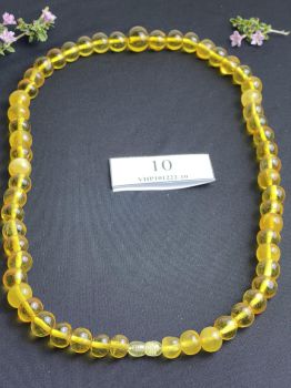 Vòng Cổ Hổ Phách Nga Baltic Tự Nhiên 100% – Vẻ Đẹp Kỳ Diệu Và Giá Trị Lịch Sử Từ Những Viên Đá Quý Cổ Đại  - Vòng Hổ phách VHP101222-10