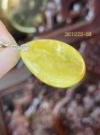 Mặt dây chuyền hổ phách móc bạc hoa văn cách điệu MHP301222-08