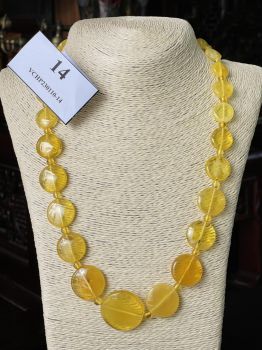 Vòng cổ hổ phách VCHP230110-14