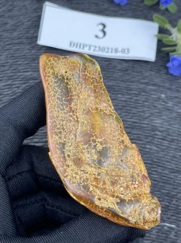 Đá Hổ Phách thô vàng cam đẹp MHPT230218-03
