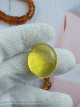 Mặt Dây Chuyền, Mặt Nhẫn Hổ Phách tự nhiên 230423-11