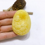 Mặt di lặc Hổ Phách sữa