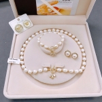 Vòng Cổ Vòng Tay Ngọc Trai Cao Cấp 3 Món Tặng Kèm Hoa Tai – Sang Trọng, Tinh Tế, Full Box Chứng Nhận