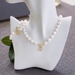 Vòng Cổ Vòng Tay Ngọc Trai Cao Cấp 3 Món Tặng Kèm Hoa Tai – Sang Trọng, Tinh Tế, Full Box Chứng Nhận