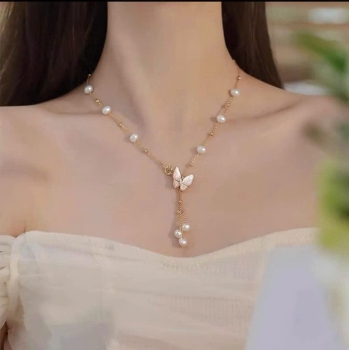 Bộ Trang Sức Ngọc Trai Thiết Kế Mặt Bướm – Sang Trọng, Tinh Tế Và Đầy Nữ Tính