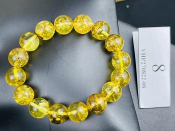 Vòng tay Hổ Phách Nga Baltic Cao Cấp – Tăng Vượng Khí, Hút Tài Lộc VHP270822-08