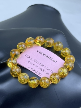 Vòng Hổ Phách Nga Baltic Tự Nhiên Nguyên Khối 100% – Vẻ Đẹp Tinh Khiết và Quý Giá VHP090422-07