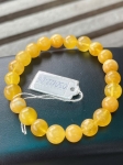 Vòng Hổ Phách Nga vàng bơ VHP030122-06 7,6g 8,8 ly size 15,5 cm