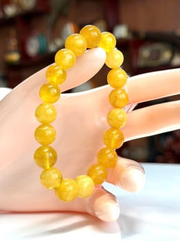 Gom hết nắng Thu vào trong một chiếc vòng tay hổ phách VHP180522-08