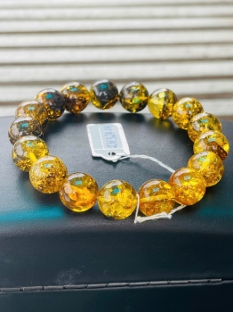 Vòng hổ phách Nga Baltic VHP230321-04 12,5ly 18,6g size 18,5