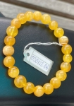 Vòng Hổ Phách Nga vàng bơ VHP030122-06 7,6g 8,8 ly size 15,5 cm