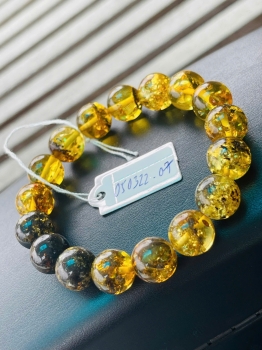 Vòng hổ phách Nga Baltic tự nhiên 100% – Bí quyết thu hút năng lượng tích cực VHP050322-07